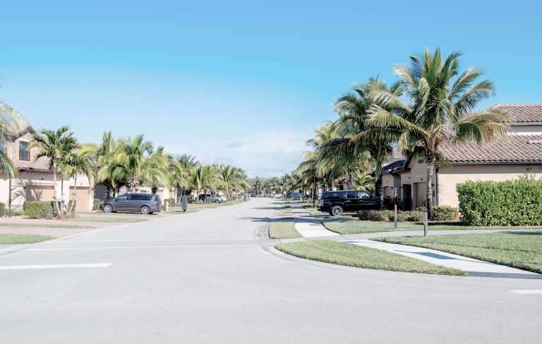 Florida Neighborhood covered by umbrella insurance